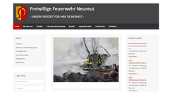 Desktop Screenshot of feuerwehr-neureut.de